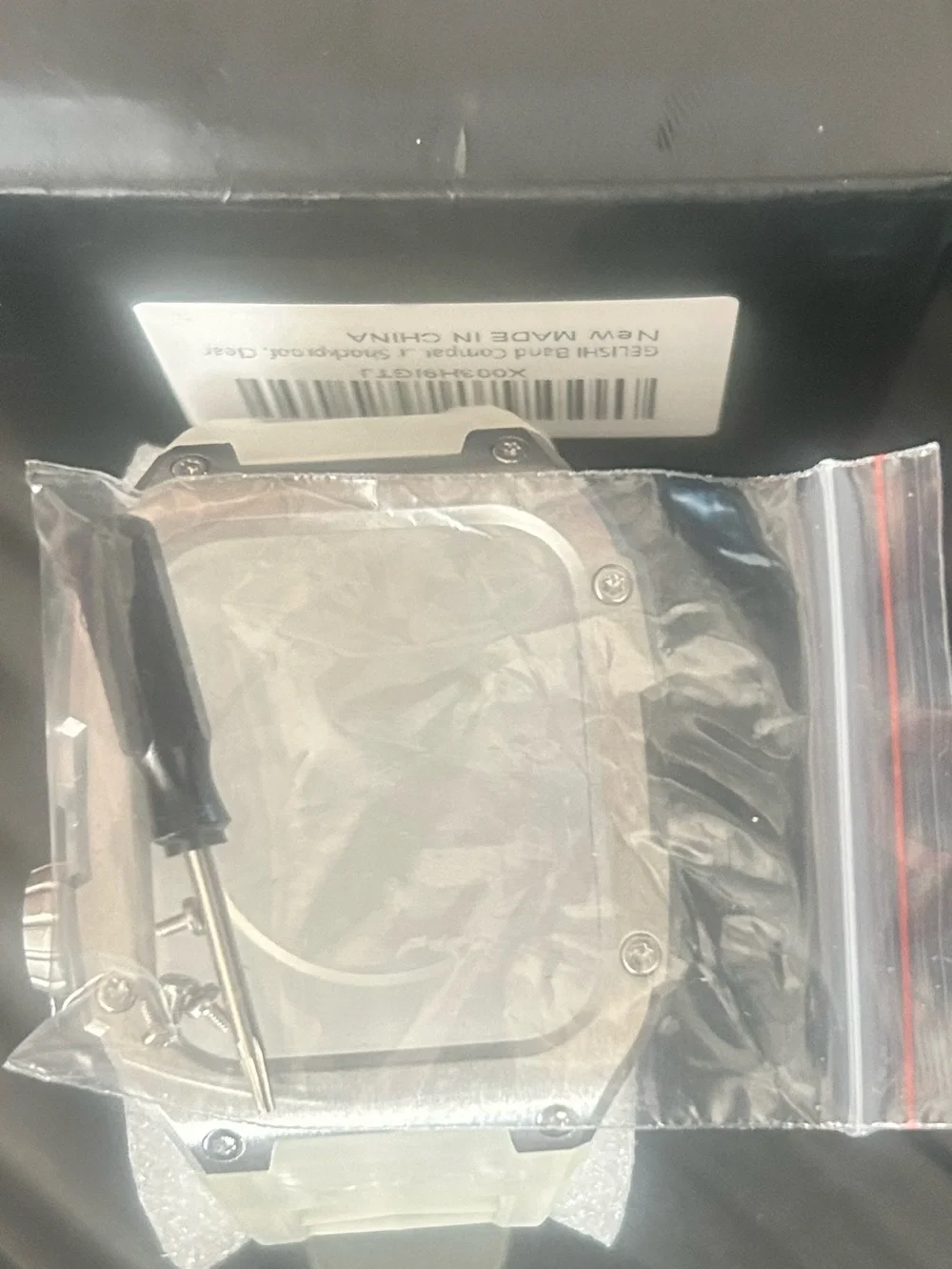 Gelishi, NIB, Unisex, Clear,TPU,Band for Apple Smartwatch